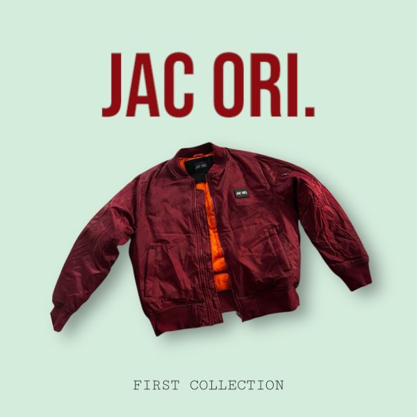 JAC ORI. Bomber Pilot Jacket Burgundy